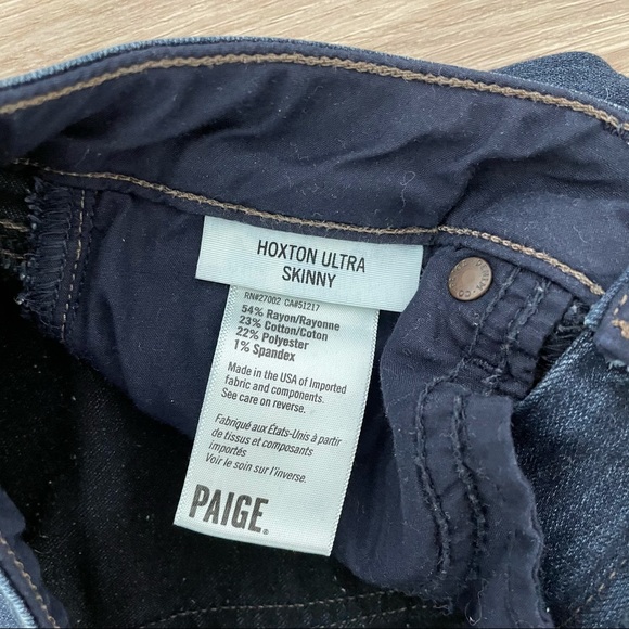 Paige Hoxton High Waist Ultra Skinny Jeans - Picture 4 of 4